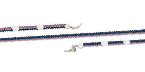 Crystals & Mother of Pearl Glasses Chain