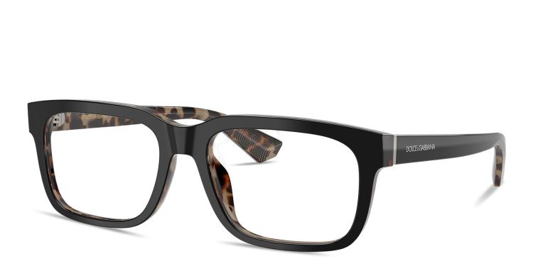 Logo Signature Wide Rectangle Eyeglasses