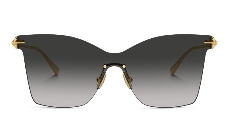 Tiffany HardWear Rimless Cat-Eye Sunglasses