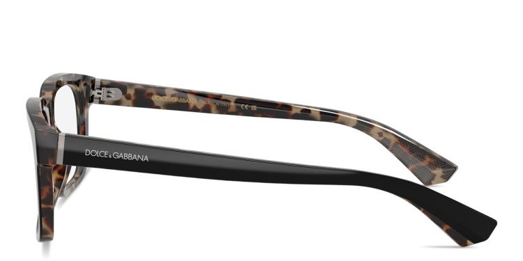 Logo Signature Wide Rectangle Eyeglasses