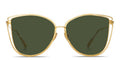 Dinah Oversized Cat-Eye Sunglasses