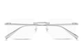 Rollagas Titanium Wide Rimless Rectangle Eyeglasses