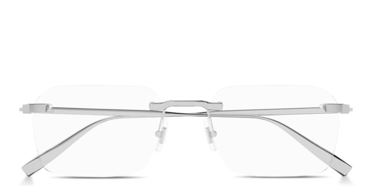 Rollagas Titanium Wide Rimless Rectangle Eyeglasses