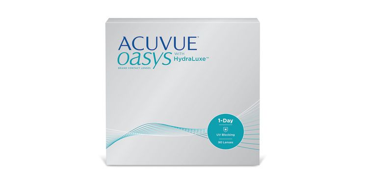 Oasys 1-Day with Hydraluxe Clear Contact Lenses - Pack of 90