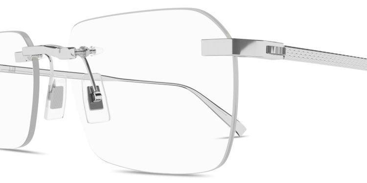 Rollagas Titanium Wide Rimless Rectangle Eyeglasses