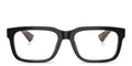 Logo Signature Wide Rectangle Eyeglasses