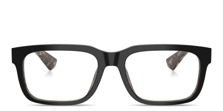 Logo Signature Wide Rectangle Eyeglasses