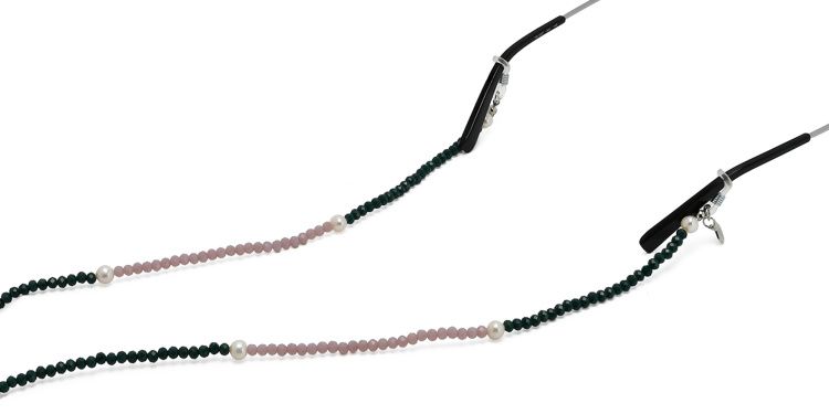 Natural Pearls & Crystals Glasses Chain