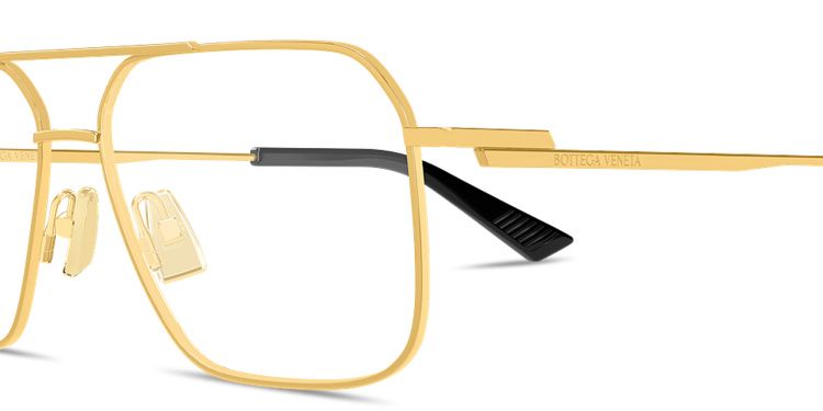 Logo Signature Wide Aviator Eyeglasses