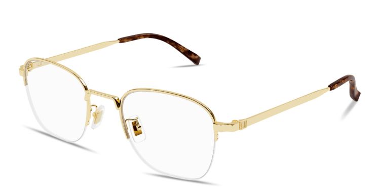 Signature Harness Half-Rim Square Eyeglasses