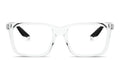 Logo Signature Wide Rectangle Eyeglasses