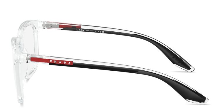 Logo Signature Wide Rectangle Eyeglasses
