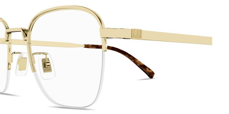 Signature Harness Half-Rim Square Eyeglasses
