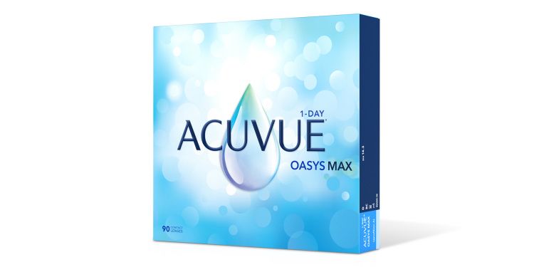 OASYS MAX 1-Day Clear Contact Lenses - Pack of 90